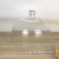 Crystal Round Coast Acacia Cake Dome και Board